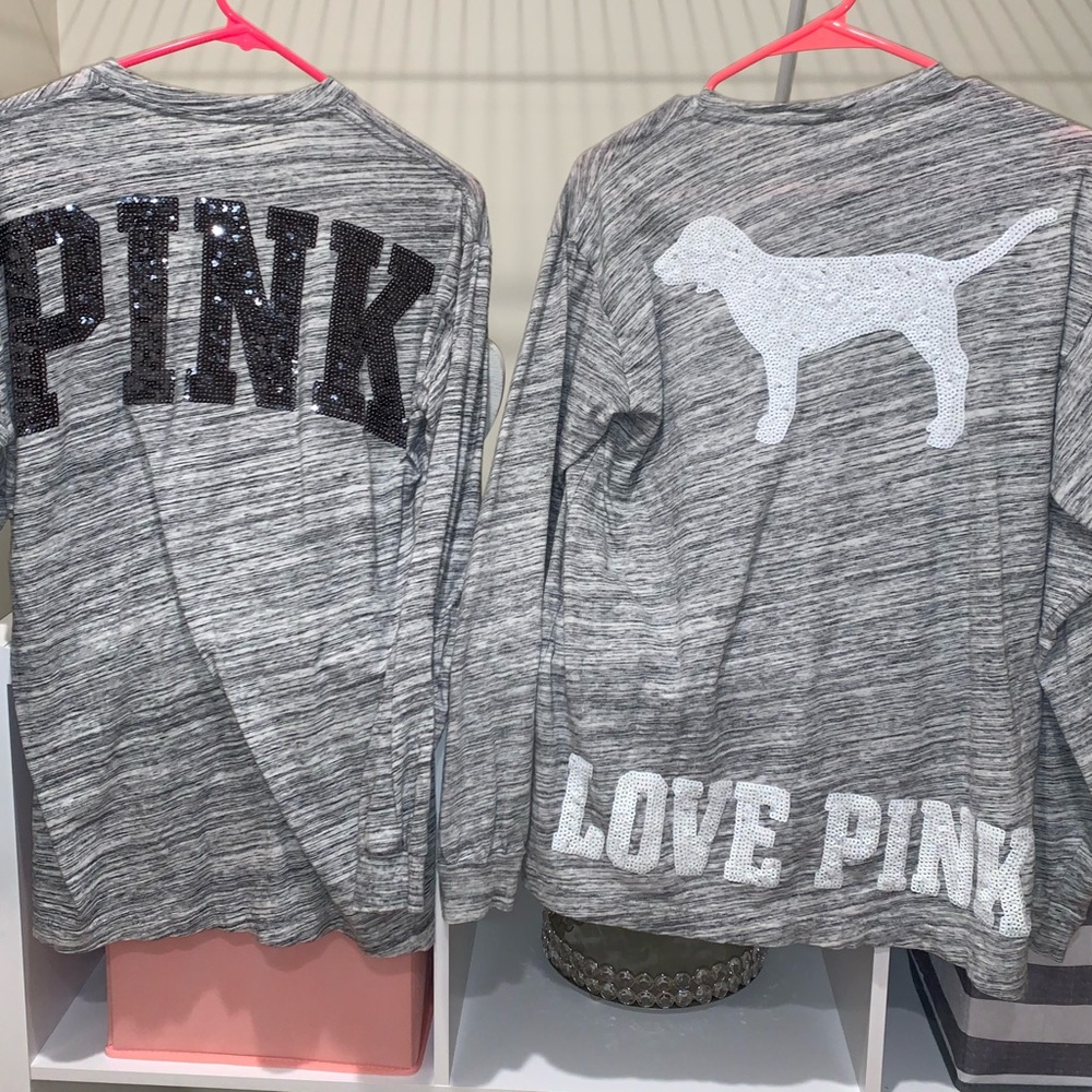 VS Pink Bling Long Sleeves !